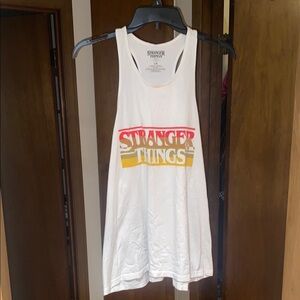 Stranger Things White Tank Top